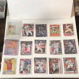 2023 Topps Baseball Mixed Lot of Los Angeles Angels 15 cards